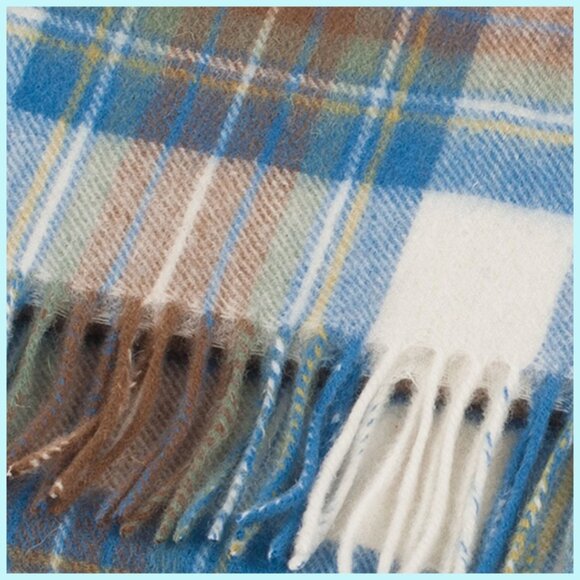 Scarf Scottish Lambswool CLAN HISTORY & MOTTO INCLUDED GUARANTEED 100% NWT - Picture 2 of 5